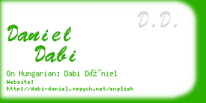 daniel dabi business card